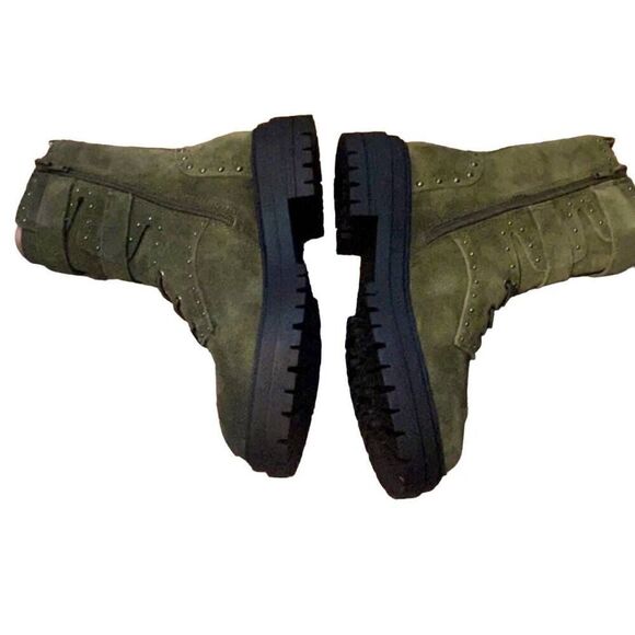 Chelsea & Violet Rhea Suede Combat Boot - Picture 7 of 7